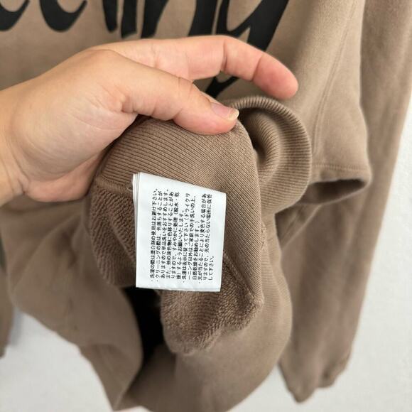 Nonnative Dweller Overdyed "Feeling" Cotton Hoodie Sweatshirt Beige Medium - Picture 10 of 13